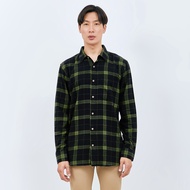 M231 Green Long Flannel Men's Shirt 1901B