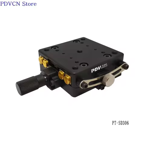 PT-SD306 Precise Manual Goniometer Stage Dovetail Platform Goniometer Platform、XY Goniometer table、G
