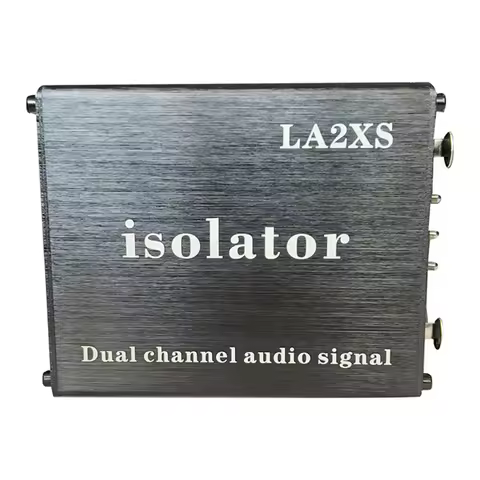 1Pcs Audio Isolator Audio Signal Isolator Eliminates Current Noise Dual-Channel 6.5 XLR Mixer Audio 