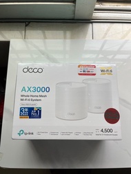 TP-Link Deco AX3000 AX50 全屋 Mesh Wi-Fi 6 系統 (2件裝)