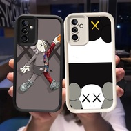 O-20 KAWS Casing for Samsung Galaxy A35 A04s A34 A25 A05S A36 A26 A56 5G Black and White