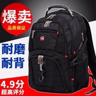 AT/👜Swiss Army Knife Backpack Men's Backpack Men's Large Capacity17Inch Casual Business Computer Bag Schoolbag Outdoor T