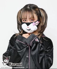 日本 Sanrio Kuromi 卡通口罩 Free Size $220/個 日本直送 , 下單後約二至三星期到貨 順豐到付