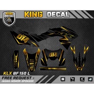 Decal KLX BF KLX OLD KLX S DECAL KX CUSTOME DECAL KLX BF 150L 36