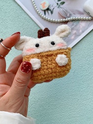 手工原創牛牛耳機套鉤織耳機套蘋果無線耳機AirPods Pro