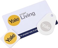 Yale P-YD-01-CON-RFIDM Phone Tag Smart Door Lock Accessory Bundle Key Card, White