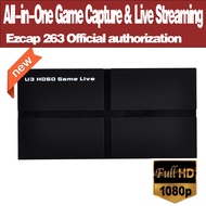 Ezcap263 U3 HD60 All-in-One Game Capture & Live Streaming USB 3.0 Video Record VLC For OBS With MIC