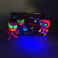 Glow In Dark Spiderman Venom Hand Doll Funko Pop Venom Massacre Spiderman Black Light Light Hand Doll Ornaments