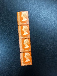 香港1973年女皇通用 捲筒郵票 coil票