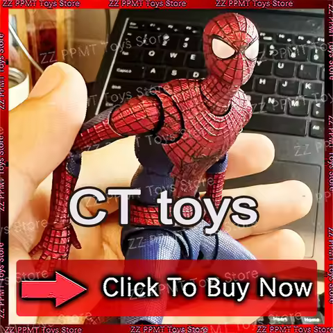 Ct Toys Shf Spiderman The Amazing Spider-Man Andrew Garfield Ko Anime Action Figures Gift Model Coll