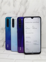 Handphone Redmi Note 8 Ram 6gb internal 128gb Second Original Termurah