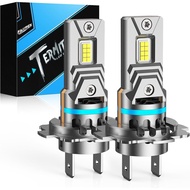 FAHREN Mentol H7/H7LL yang Dinaik Taraf, 50,000 Lumens Sangat Terang, 6500K Putih Sejuk, 1000% Lebih