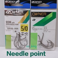 Owner hook 5115 Super Needle Point ssw hook mata owner