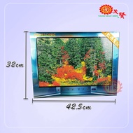 YMS Paper TV 高清平板电视机 (送电视台遥控) 清明节用品 祭拜祖先用品 清明祭品 纸扎电视 Qing Ming Product Ching Ming Praying 1 set