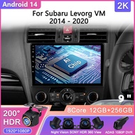 Android 14 For Subaru Levorg VM 2014 - 2020 Car Radio Multimedia Video Player Navigation GPS No 2din