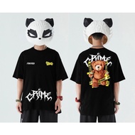 Oversize BEAR CRIME T-SHIRT/B10/Men T-SHIRT/DISTRO T-SHIRT/T-SHIRT/Japanese T-SHIRT/T-SHIRT Men T-SH