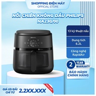 Nồi Chiên Không Dầu Điện Tử Philips NA230/00 6.2 lít |1700W hâm nóng rã đông và giữ ấm