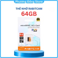 Dedicated Memory Card for Camera, Rabitcam Memory Card 64Gb/32Gb Micro SD Card