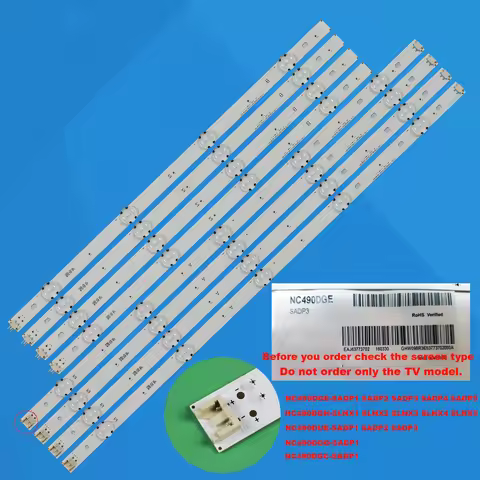 Kit LED Bar AGF79045601 NC490DGE-SADP5 NC490DUE-SADP2 49LG61CH-CK 49UH603V-ZE 49LF5100-CA 49UH6100-C