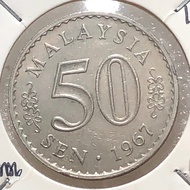 50 Sen 1967 ( SE ) Malaysia Parliament House