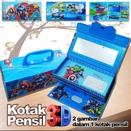 Ready || Kotak Pensil 3D/Kotak Pensil 3 Tingkat 1 Kotak