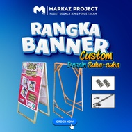 KAYU Wooden BANNER STANDING | Wooden FRAME FOR SALE WOODEN FRAME BANNER FOR SALE
