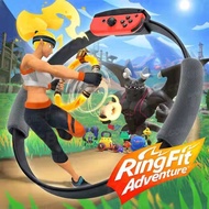 NSW Ring Fit Adventure for Nintendo Switch, with One Ring-Con One Leg Strap （Not including  Game）