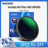 NEEWER Variable ND Filter ND3-ND1000, 1.5-10 Limited Stops Neutral Density Filter with Double Sided 