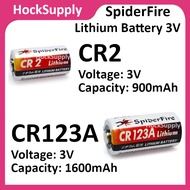 [1&2pcs] SpiderFire CR2 / CR123A Lithium Battery 3V [FAST SHIP OUT]