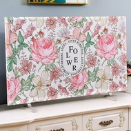 Flower TV Cover 55 Inches 50 Inches TV Dust Cover Elastic 32 Inch TV Cover 43 Inches 52 Inch 60 Inch