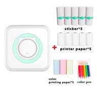 Portable Sticker Printer Mini C15 Pocket Thermal Printer Bluetooth Photo Printer Portable Label Stic