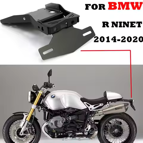For BMW R NINET NINE T 9T Racer Scramble urban R9T 2014-2022 Motorcycle Tail Mount License Plate Bra