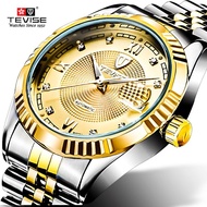 [Miracle Watch Store] นาฬิกาข้อมือผู้ชาย Swiss TEVISE Twist แฟชั่นกันน้ำสำหรับผู้ชายนาฬิกาจักรกลอัตโ