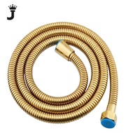 JK 1.5m Gold Flexible Anti Winding Handheld Shower Hose GI/2 High Pressure Bath