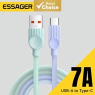Essager 100W PD Type C to C Colorful Cable For i16 15 14 Xiaomi