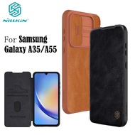 Nillkin Qin Pro Leather Case Samsung Galaxy A55 5G Case Samsung A35 5G