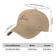 Ready Stock Eicher Adult Washed Denim Hat 100% Cotton Curved Brim Sun Hat Simple Casual All-Match Un
