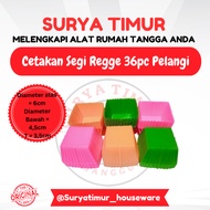 Rainbow 36pc Regge Square Mold