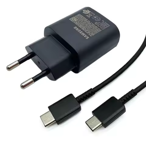 Samsung Super Fast Charger PD 25w Adapter For Samsung Galaxy s25 s24 S23 S22 Plus S21 ultra FE A55 A