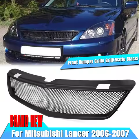 Upper Bumper Hood Mesh Grid Racing Grill For Mitsubishi Lancer ES OZ Rally 2006-2007