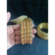 Crystal bangles bracelet newest aesthetic crystal women bangles Indian crystal bracelet