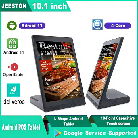Android 11 Vertical Screen Menu Machine, Portrait Touch Screen Ordering Kiosk, Customer Rating Devic