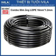 Combo 50m ống LDPE 16mm / LDPE 20mm/25mm Dekko - Ống dẫn nước PE phi 16mm/20mm/25mm Ống nước PE phi 