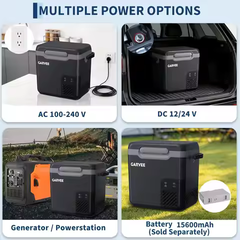 Car Refrigerator, 13QT(12L)/19QT(18L) Car Fridge Portable Freezer Compressor Electric Cooler, Portab