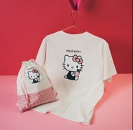 T恤連收納袋 Hello kitty 針織外套 粉紅色 長袖 衛衣 短袖 長褲 親子裝 女裝 童裝 母女 環保袋 托特包 日本 限量版 聯名 冷衫 褸 單肩包 索繩袋 rope picnic