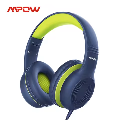 Mpow CH6 Wired Child Kids Headphones Food Grade Material 85dB Limited Volume with 3.5mm AUX Port for