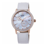 Orient Ladies' Automatic White Leather Strap Watch RA-AK0004A10B