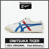【100% Original 】Onitsuka Tiger MEXICO 66 SLIP-ON White D3K0N Low Top Unisex Sneakers