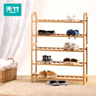 Bamboo shoe rack wood multilayer simple shoe rack modern IKEA shoe rack shelf shoe specials continen
