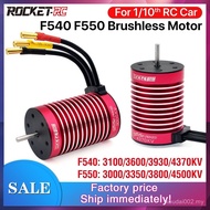 SURPASS HOBBY Rocket-RC Brushless Motor 1/10 F540 550 motor 3.175mm Shaft V2 Supersonic  w/Temperatu